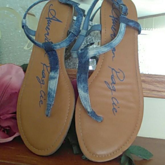 American Rag Shoes - American Rag Akrista stone washed denim size 9M